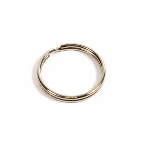 25mm Nickel Plated Spring Steel Split Ring - Pack of 50