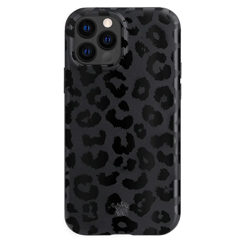 Black Leopard iPhone Case