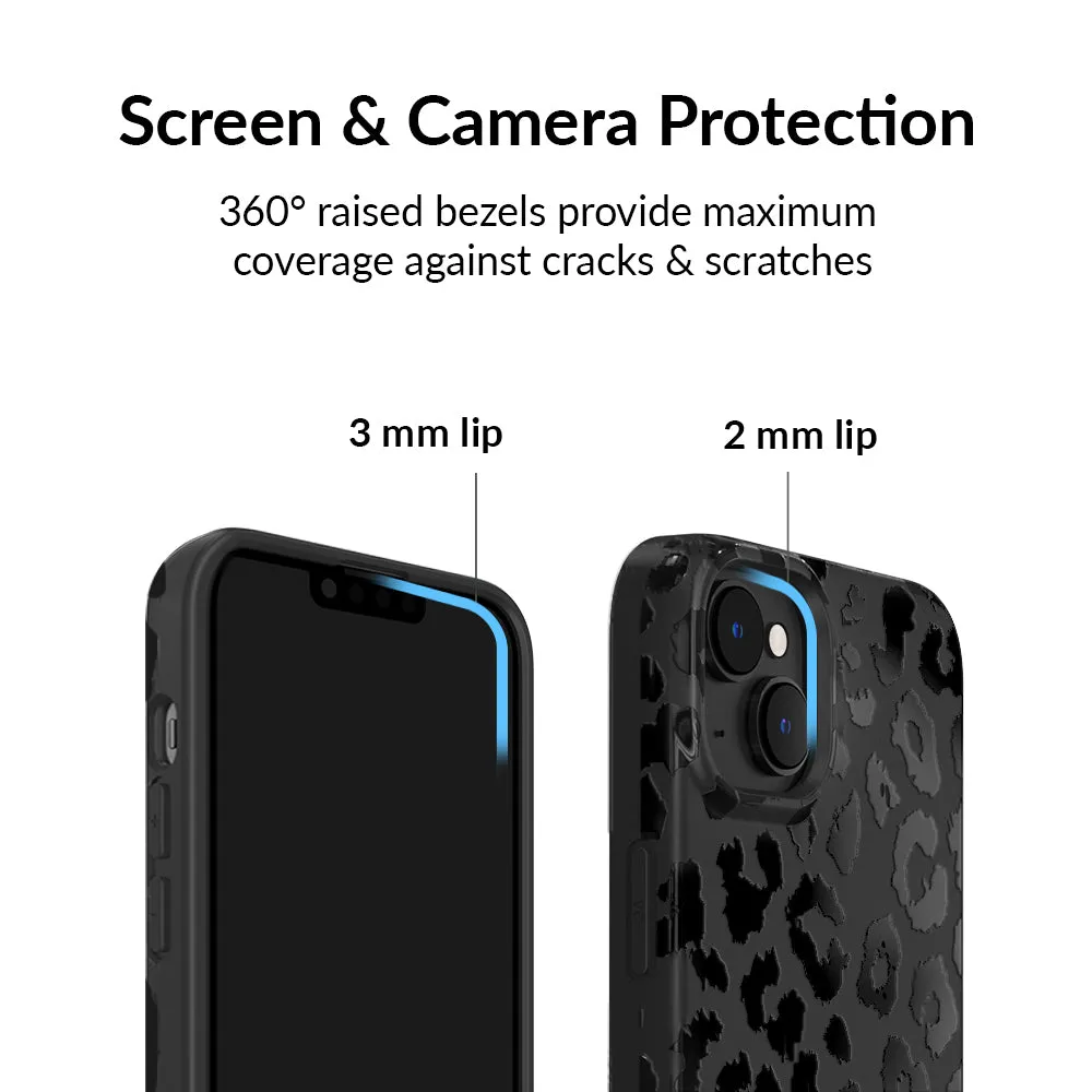 Black Leopard iPhone Case