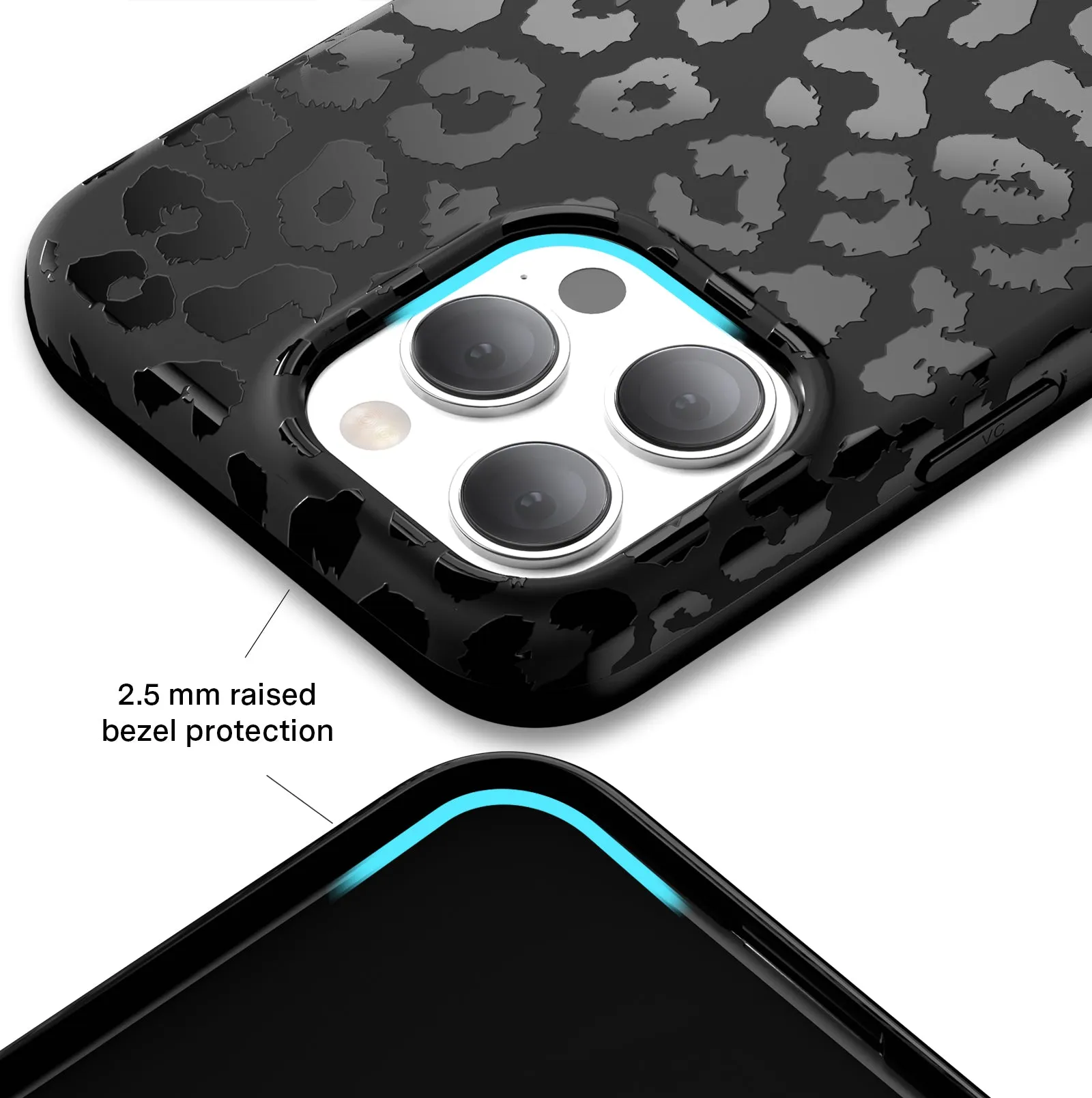 Black Leopard iPhone Case