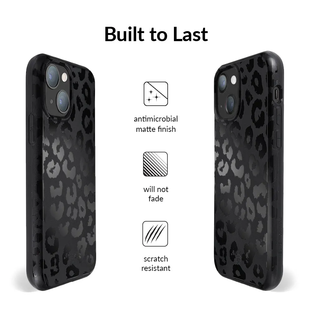 Black Leopard iPhone Case