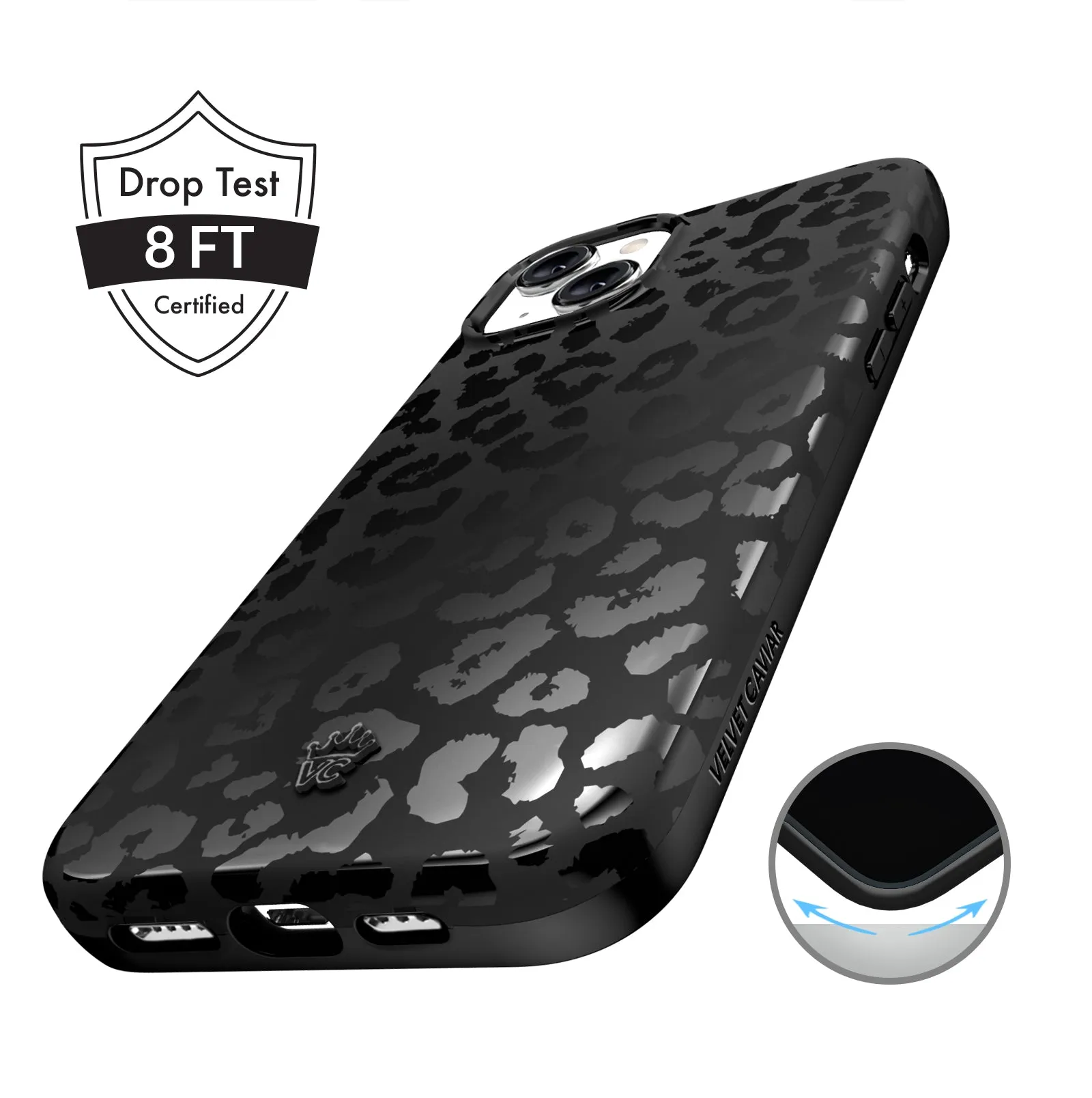 Black Leopard iPhone Case