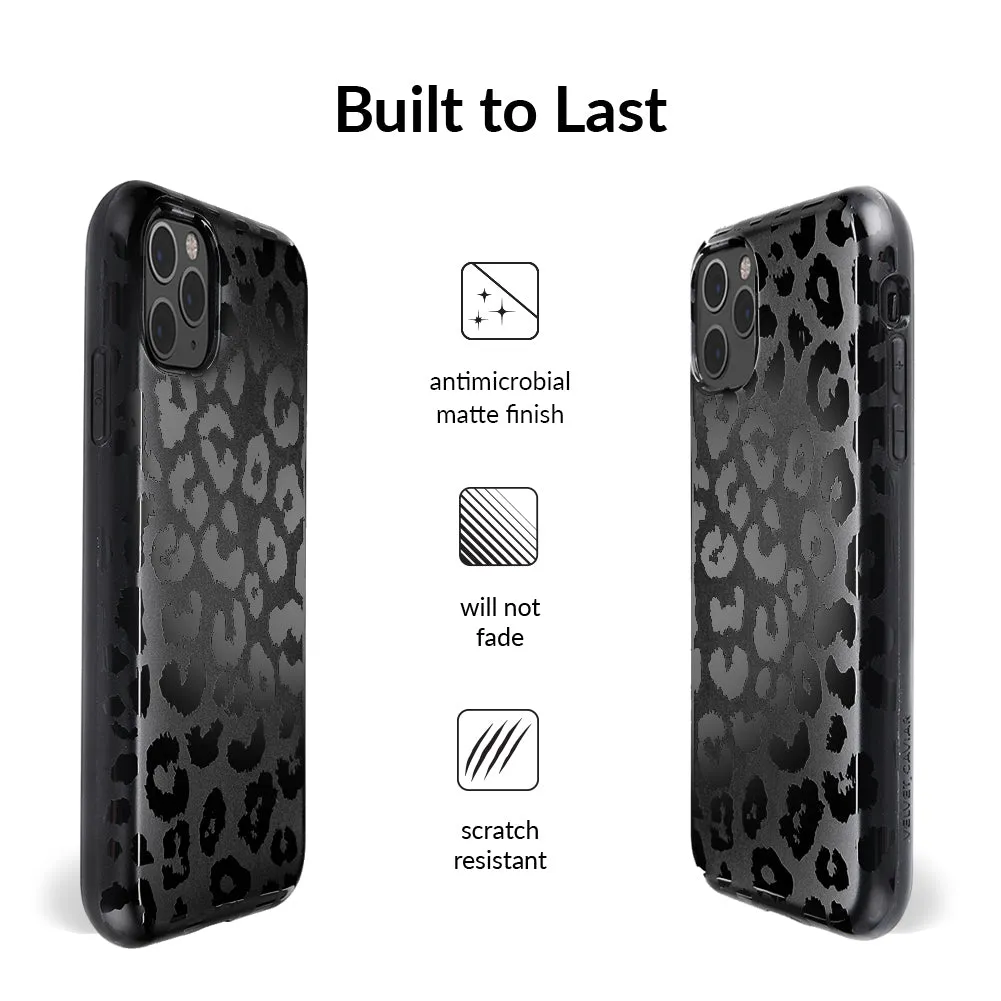 Black Leopard iPhone Case