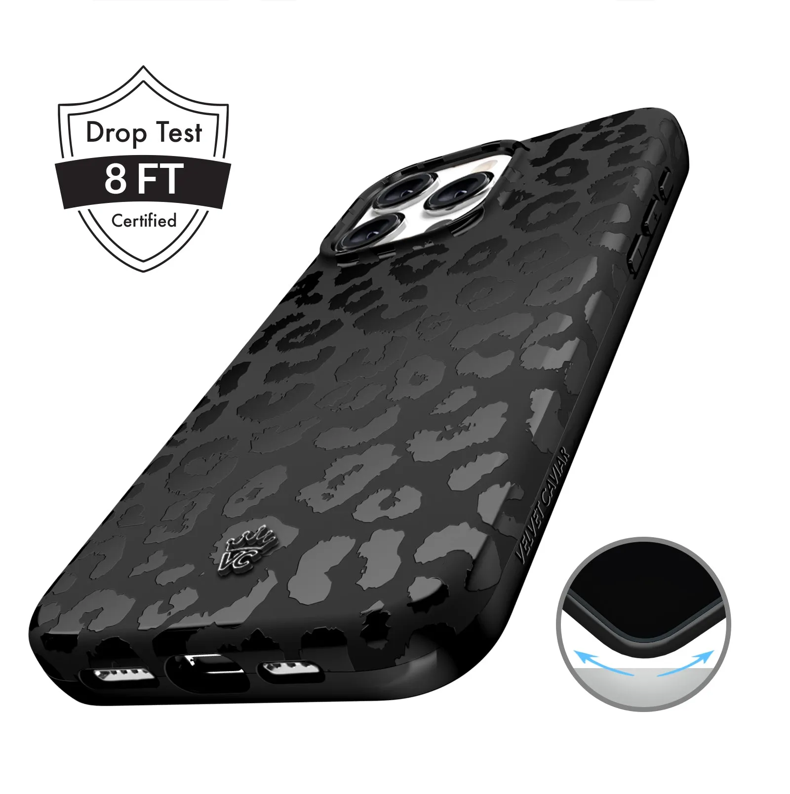 Black Leopard iPhone Case