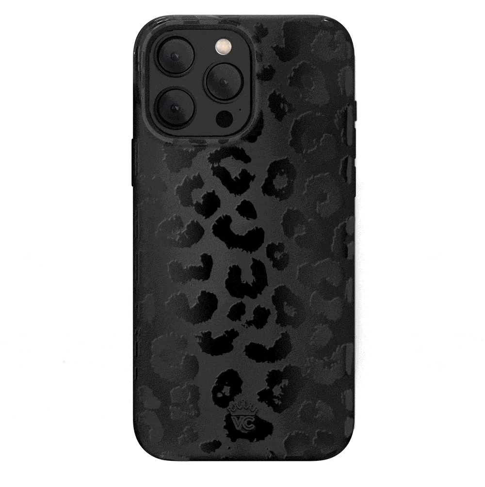 Black Leopard iPhone Case