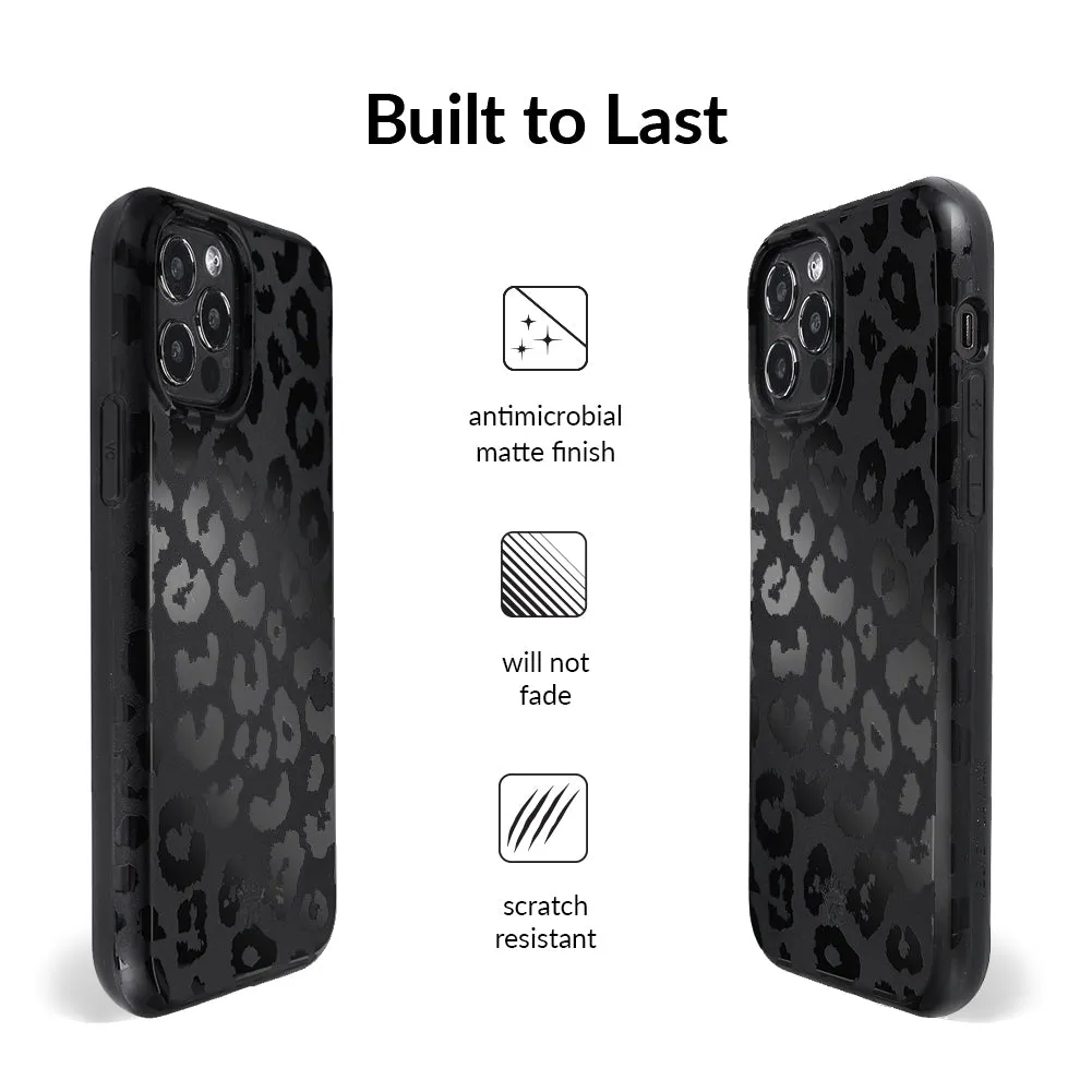 Black Leopard iPhone Case