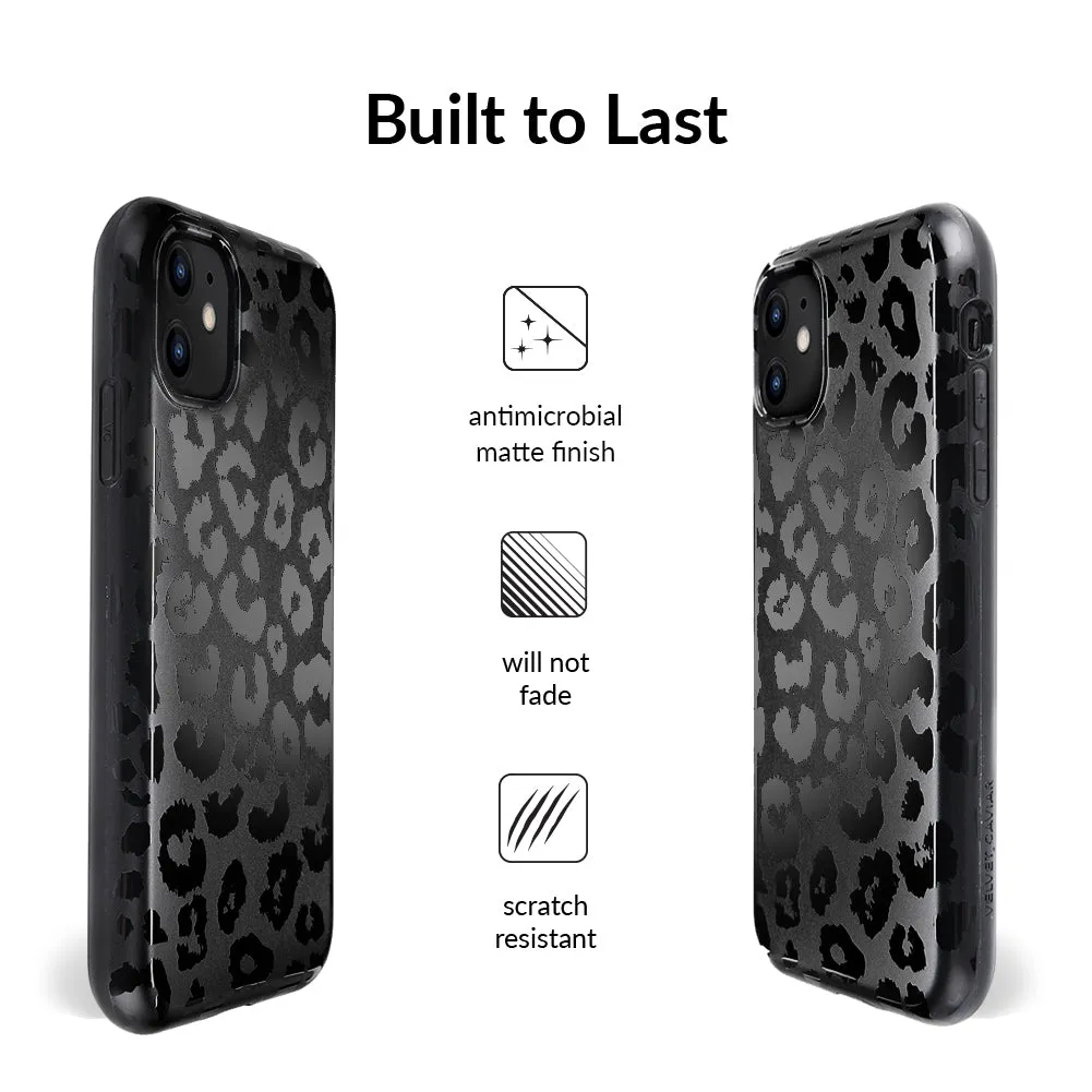 Black Leopard iPhone Case