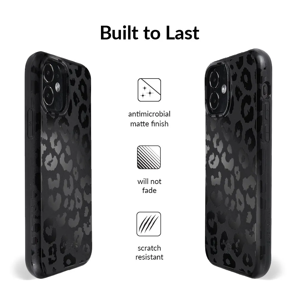 Black Leopard iPhone Case