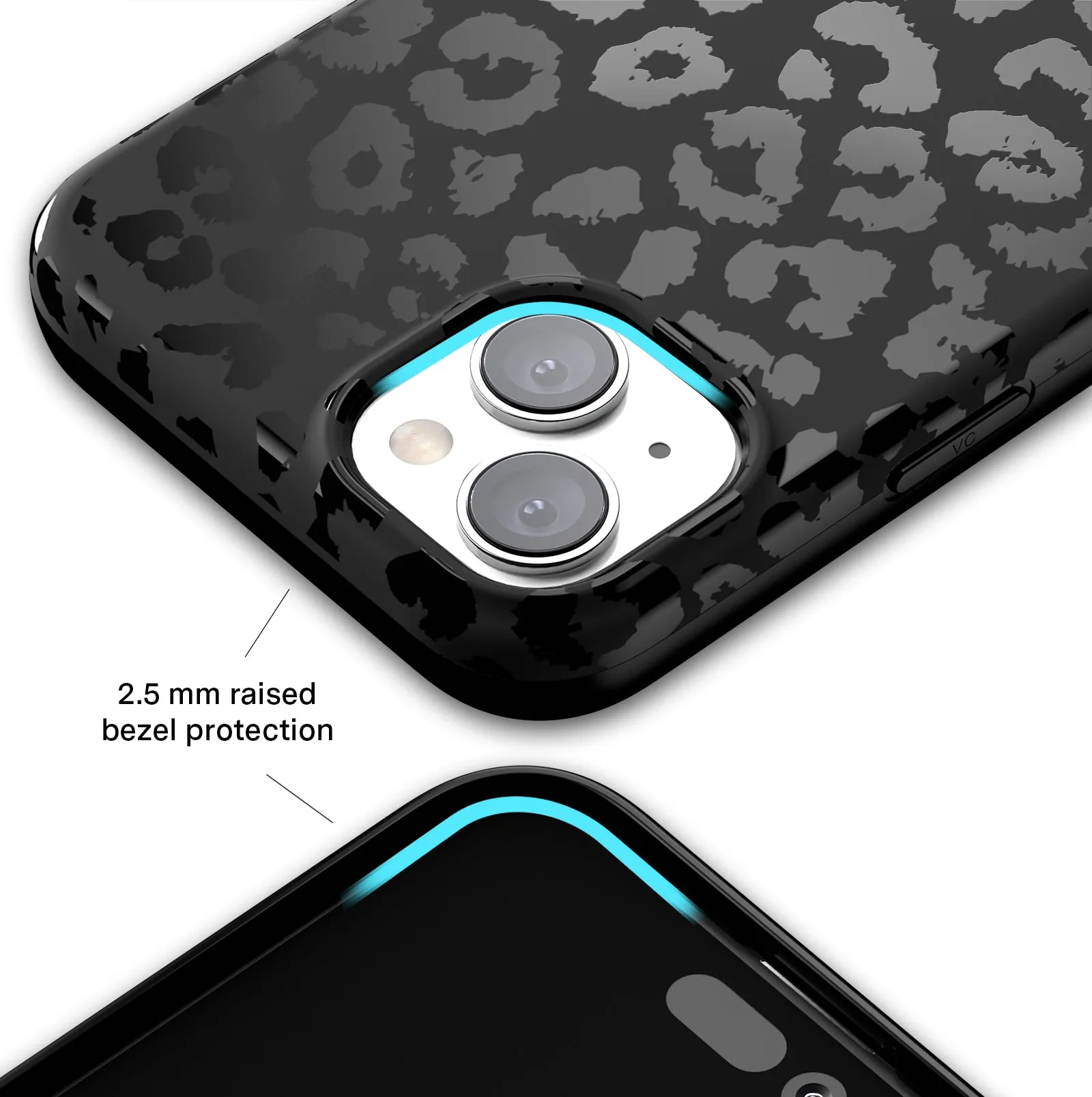 Black Leopard iPhone Case