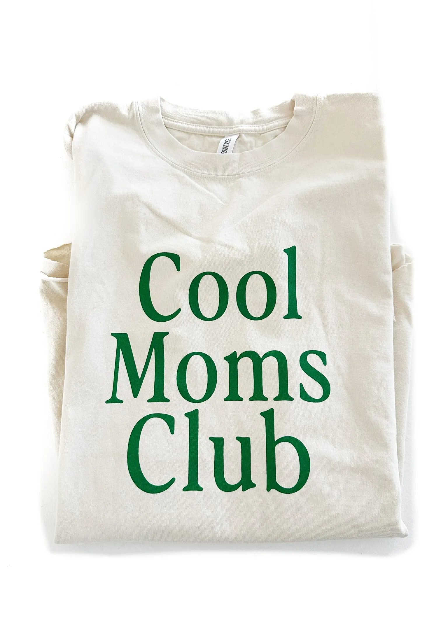 COOL MOMS CLUB SIDE SLIT TEE