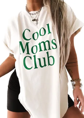 COOL MOMS CLUB SIDE SLIT TEE