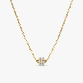 Diamond Ball Necklace, Olivia