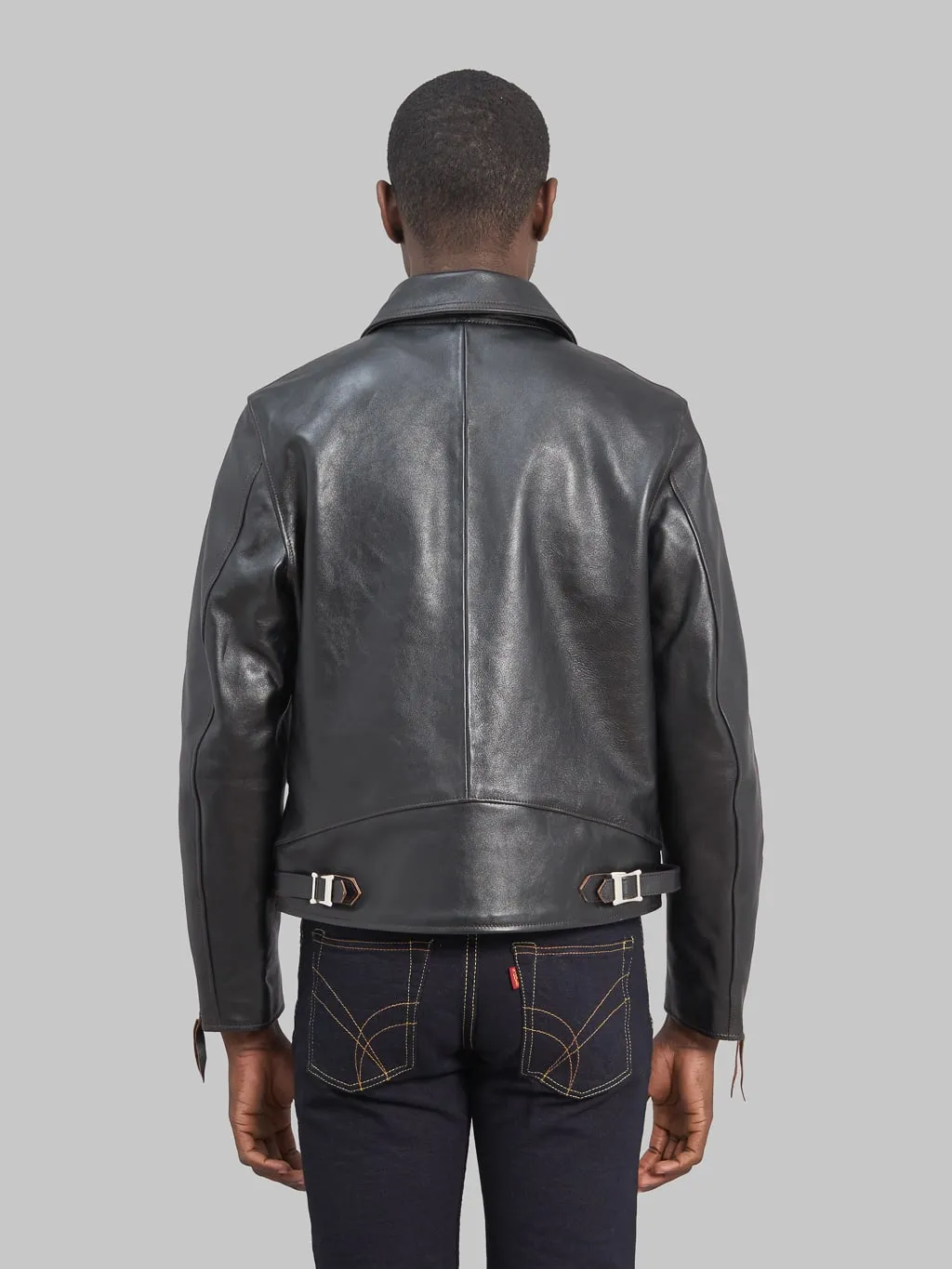 Double Helix "Dodecagon" Rider's Horsehide Jacket Black