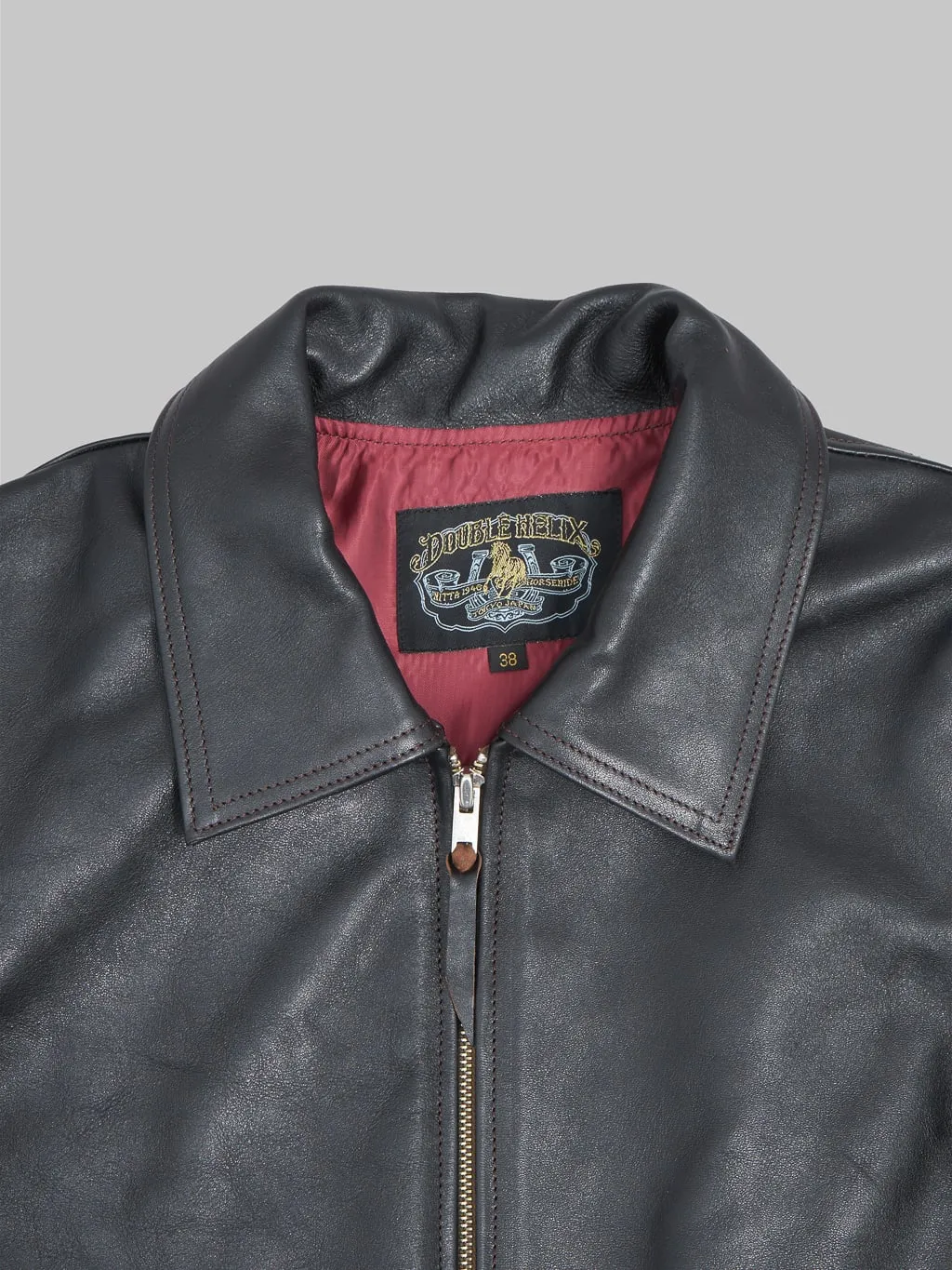 Double Helix "Dodecagon" Rider's Horsehide Jacket Black