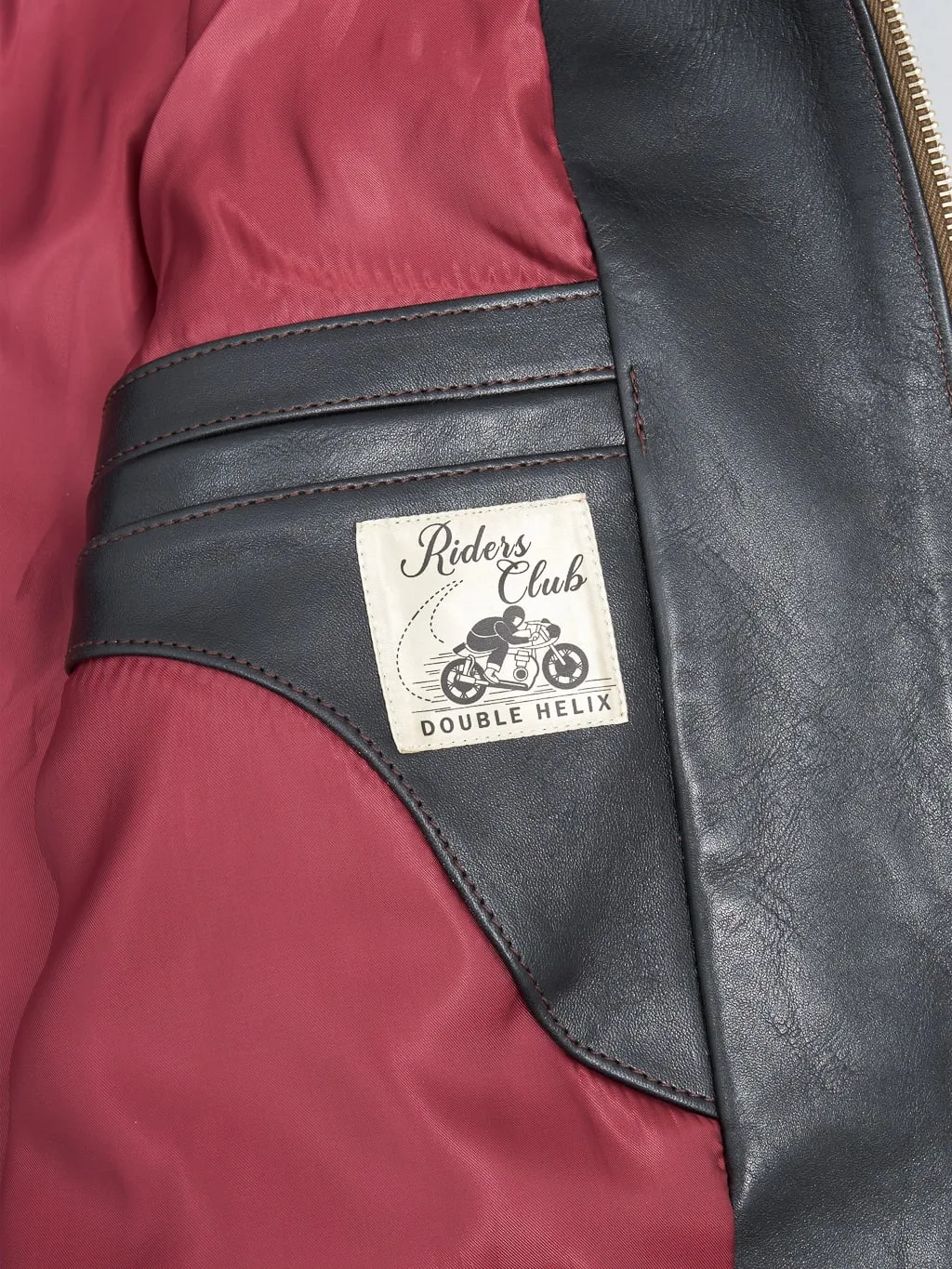 Double Helix "Dodecagon" Rider's Horsehide Jacket Black