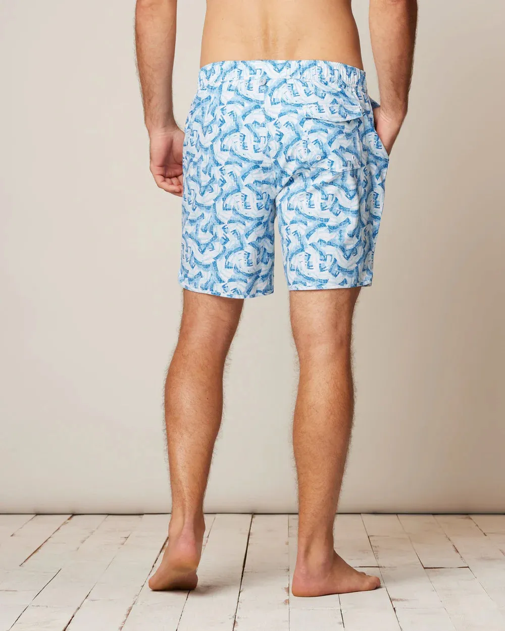 Johnnie-O Tobago Half Elastic 7" Surf Shorts