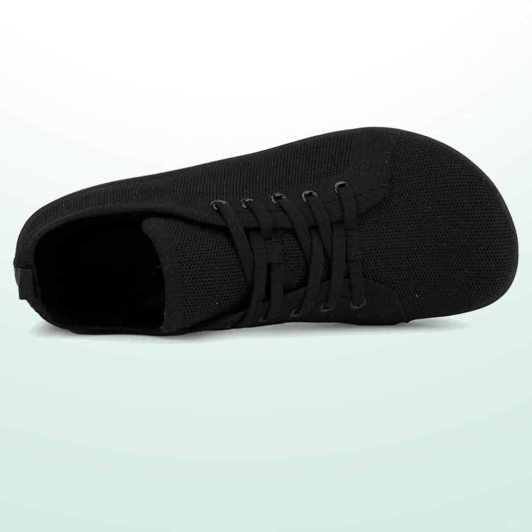 Lorry Vamp Barfuschuhe Knit Schwarz - Schuh-Revolution und Massage-Fusion