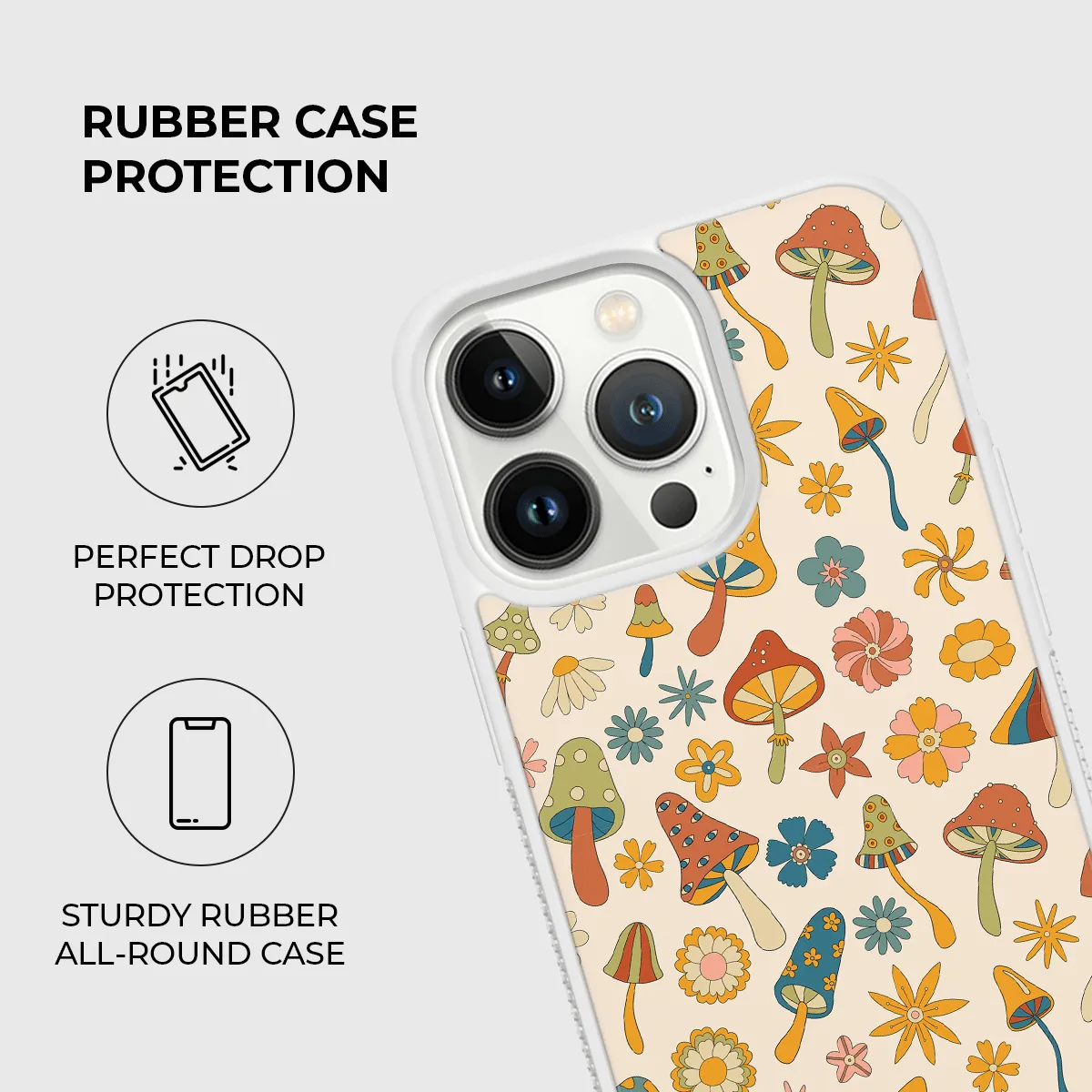 Stay Wild Rubber Phone Case