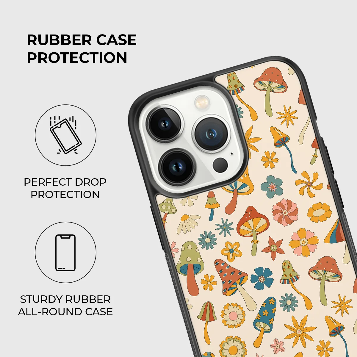 Stay Wild Rubber Phone Case