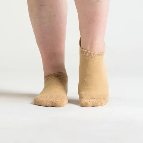 Tan Ankle Diabetic Socks