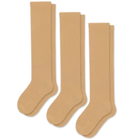 Tan Compression Socks Bundle 3-Pack