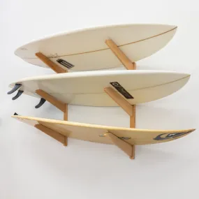 TidyTimber Surfboard Storage Wood Rack | Holds 3 Surfboards